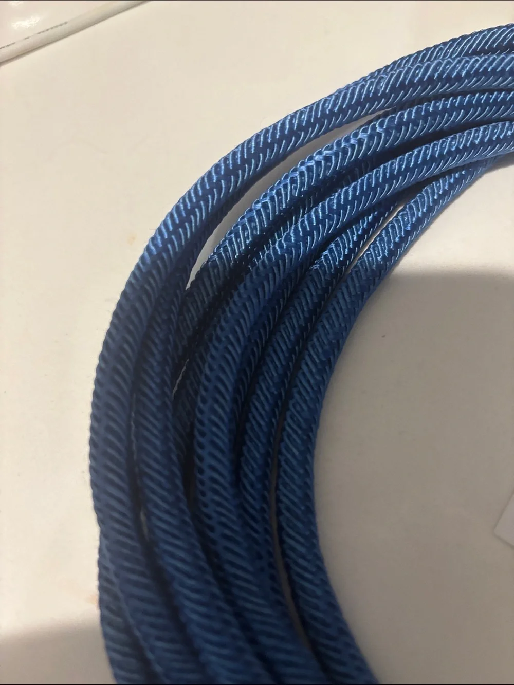 Blue Multi-Strand Cord Necklace